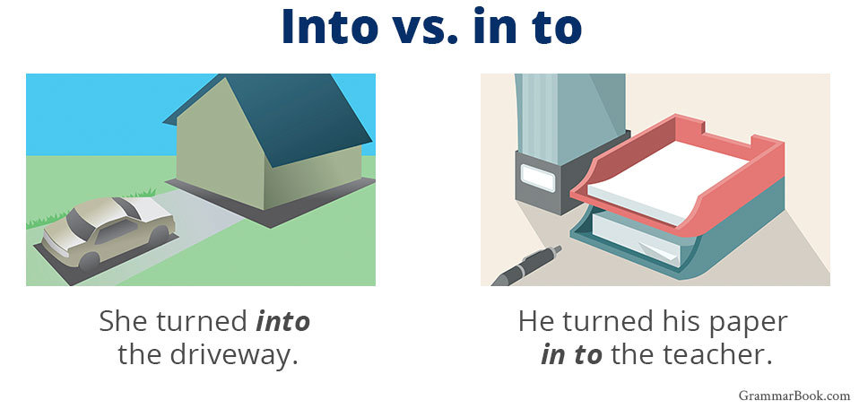 into vs. in to